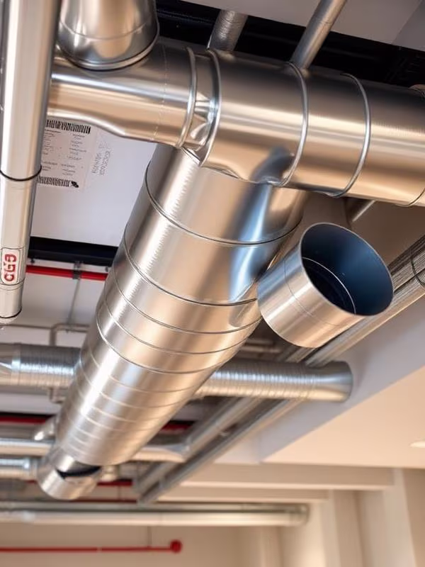 HVAC ductwork inside a Springfield home